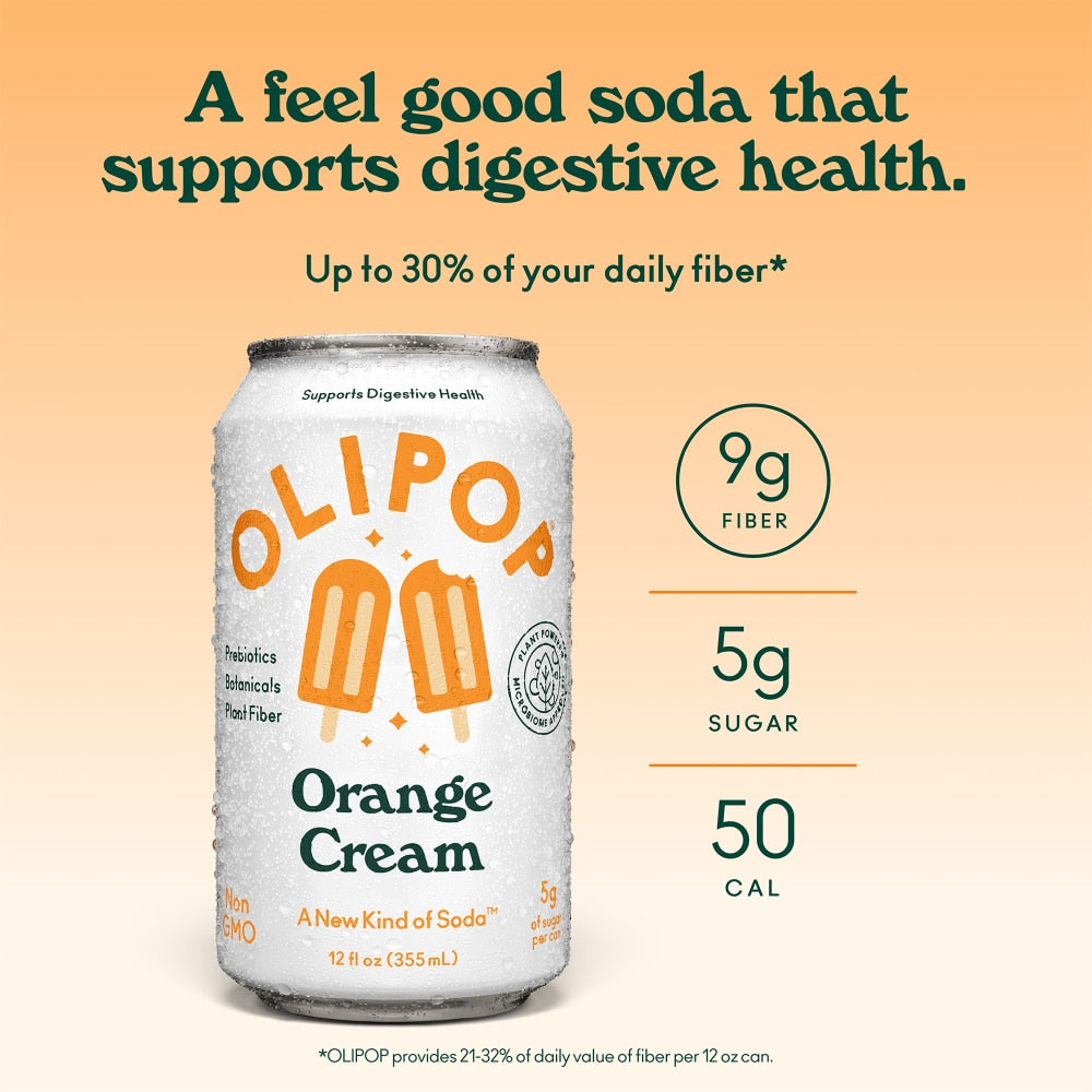 Olipop Orange Cream - back of pack