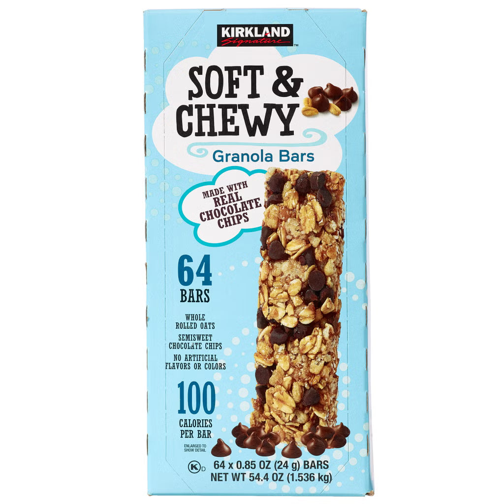 Kirkland Signature Soft & Chewy Granola Bars - 64 x 24g