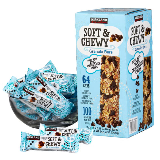 Kirkland Signature Soft & Chewy Granola Bars - 64 x 24g