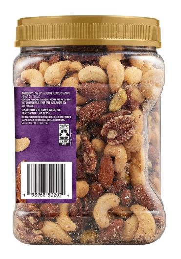 Member's Mark Deluxe Mixed Nuts 6x34 oz