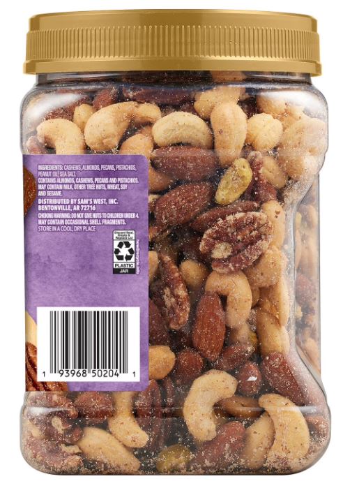 Member's Mark Lightly Salted Mixed Nuts 6x34 oz