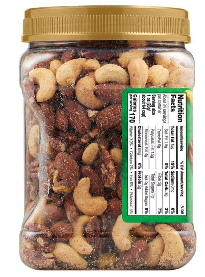 Member's Mark Unsalted Mixed Nuts 6x34 oz
