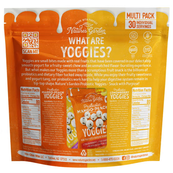 Nature's Garden Probiotic Yoggies Variety - 30 x 20g