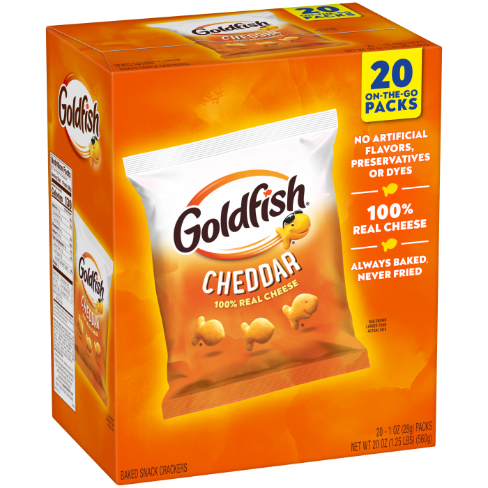 Pepperidge Farm Goldfish Cheddar Crackers - 1 x 28g