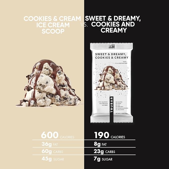 True Bar Protein Bar, Variety Pack - 16 x 50g