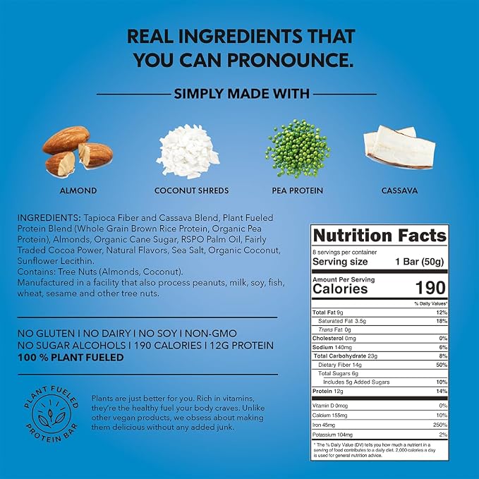 True Bar Protein Bar, Variety Pack - 16 x 50g