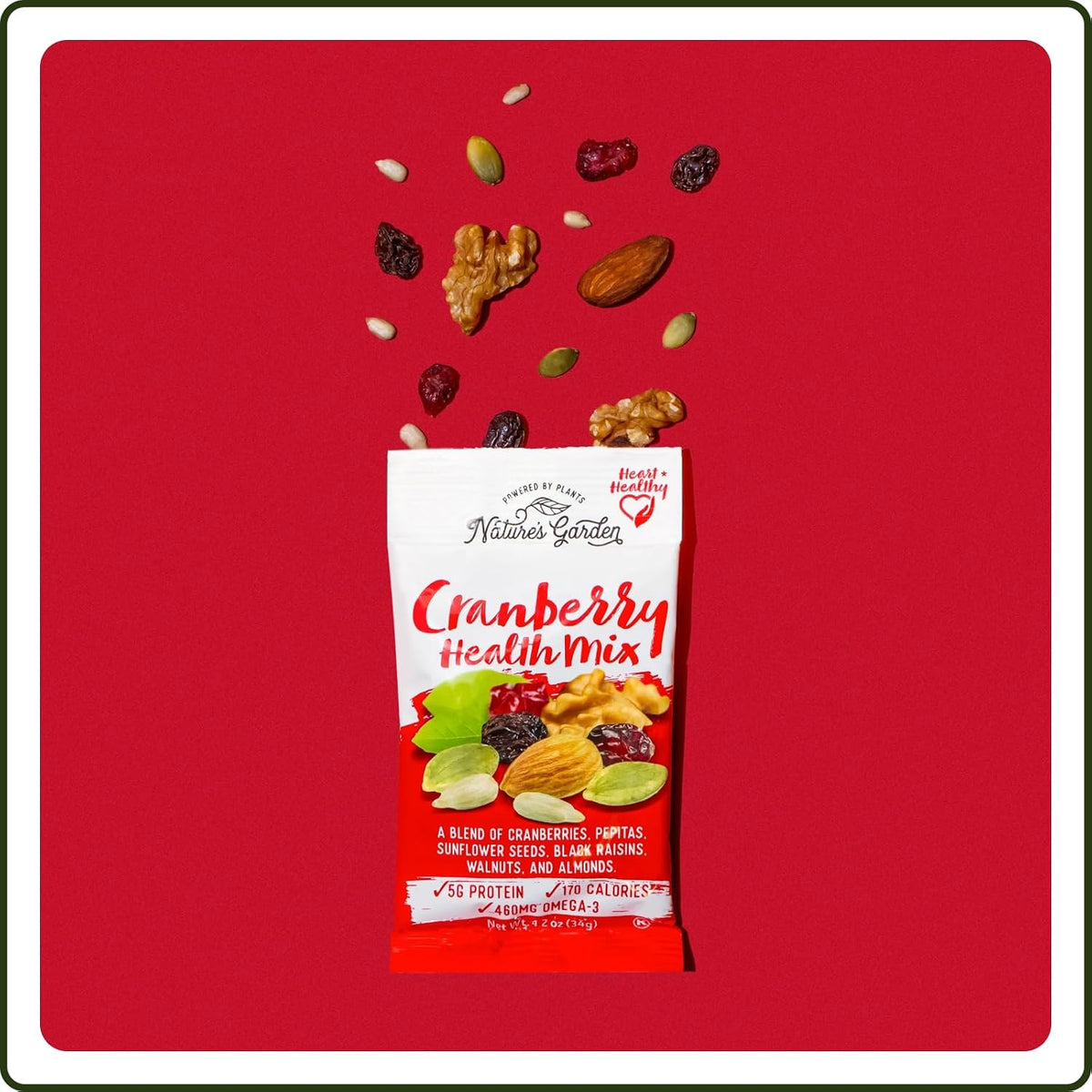 Nature's Garden Cranberry Health Mix - 1 x 34g