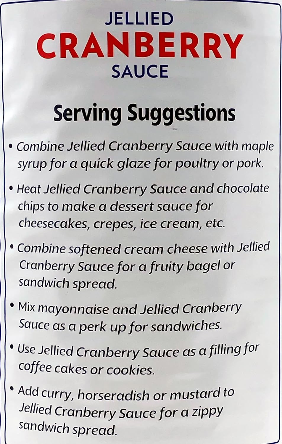 Ocean Spray Jellied Cranberry Sauce - 1 x 397g