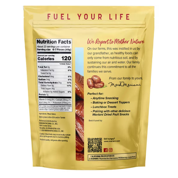 Mariani Pitted Dates - 1 x 907g