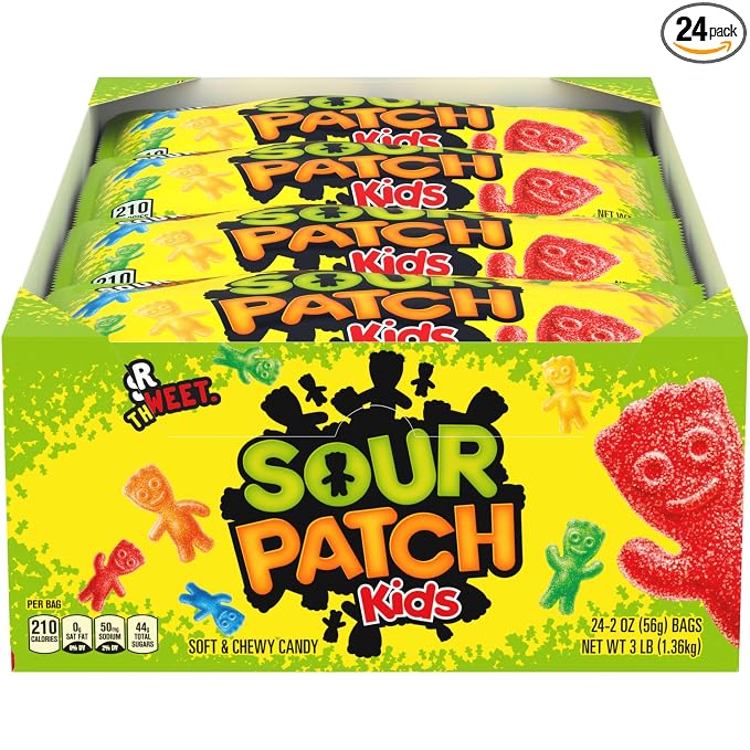 Sour Patch Kids Soft & Chewy Candy - 1 x 57g
