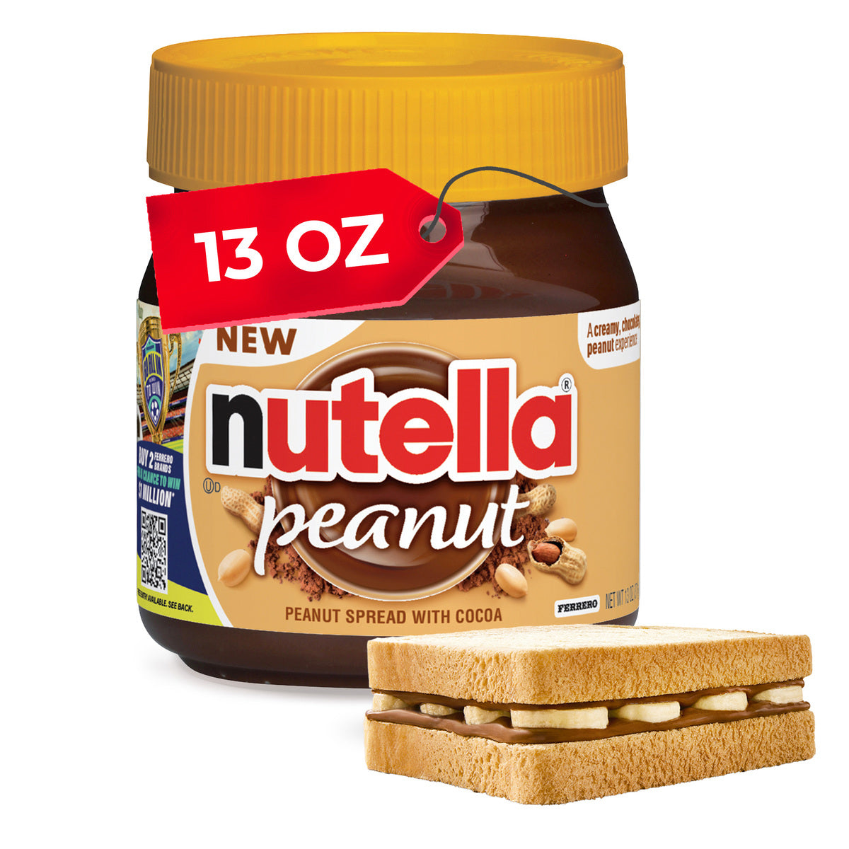 Nutella Peanut spread with cocoa