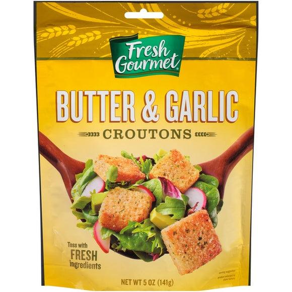 Fresh Gourmet Butter & Garlic Croutons 5 OZ