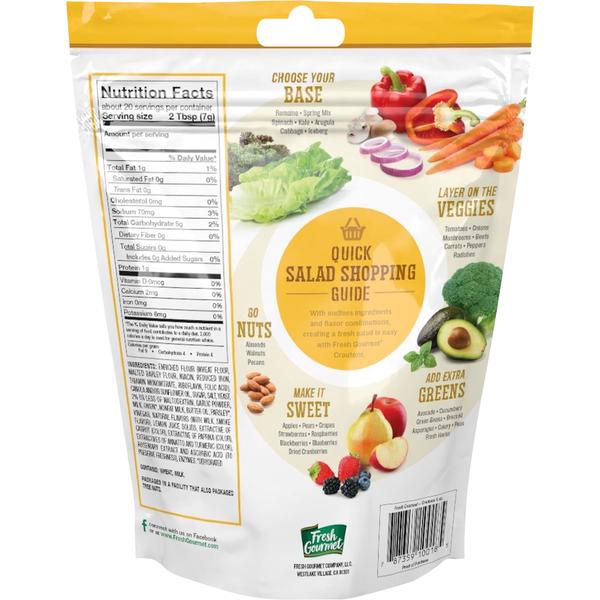Fresh Gourmet Butter & Garlic Croutons 5 OZ