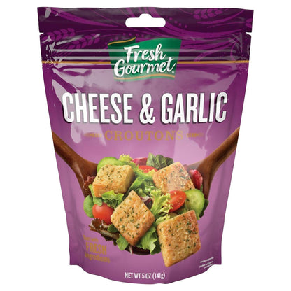 Fresh Gourmet Cheese & Garlic Croutons 5 OZ