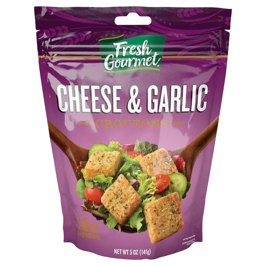 Fresh Gourmet Cheese & Garlic Croutons 5 OZ