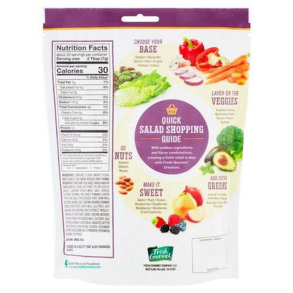 Fresh Gourmet Cheese & Garlic Croutons 5 OZ