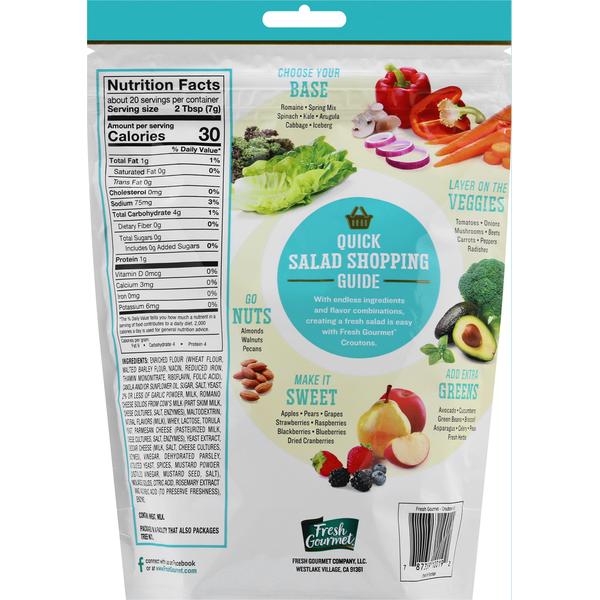 Fresh Gourmet Classic Caesar Croutons 5 OZ