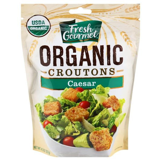 Fresh Gourmet Organic Caesar Croutons 4.5 OZ