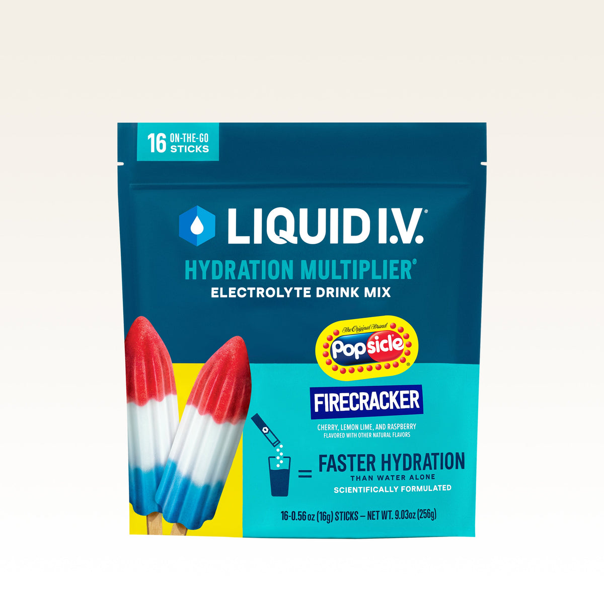 Liquid I.V. Hydration Multiplier Popsicle Firecracker pouch