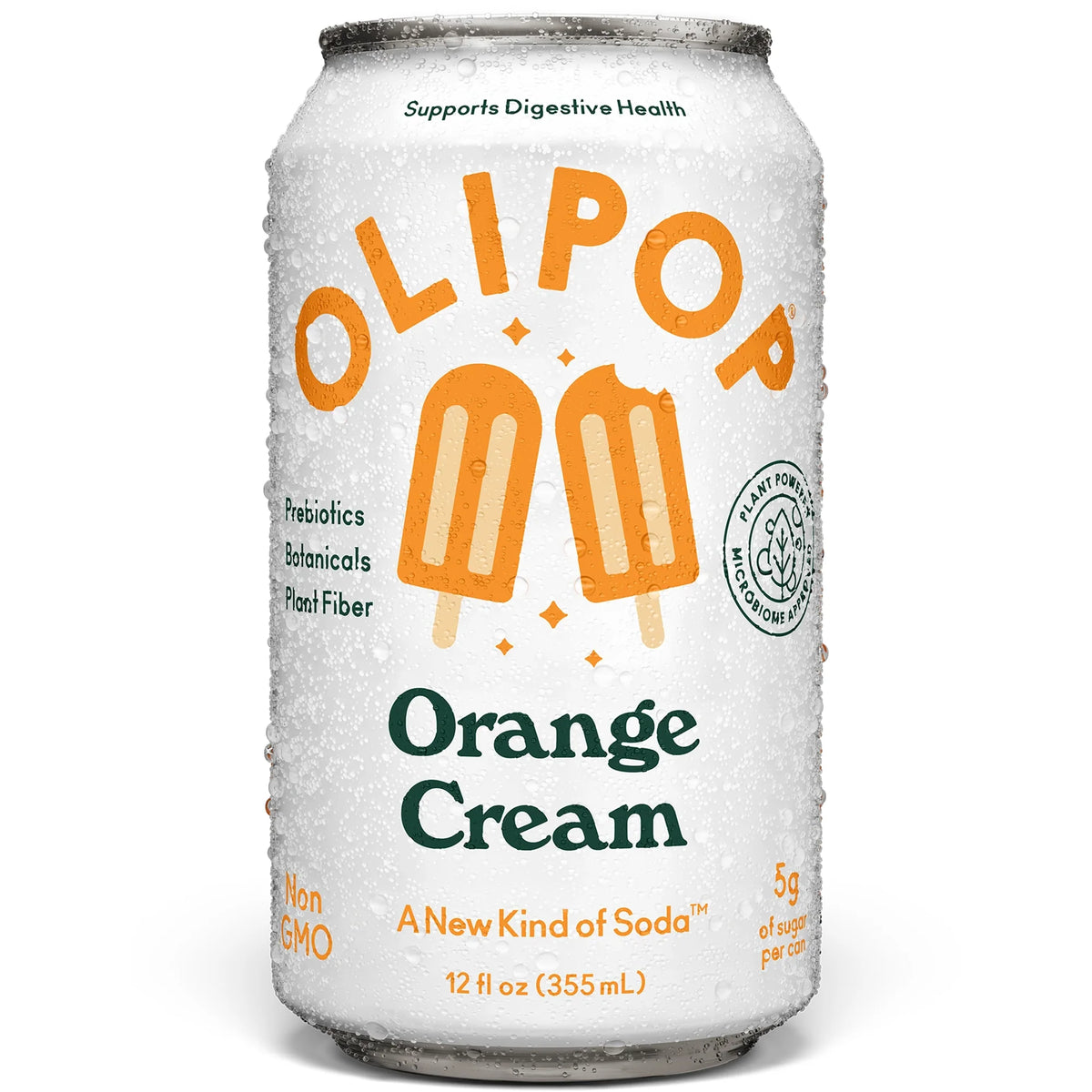 Olipop Orange Cream 12 oz can