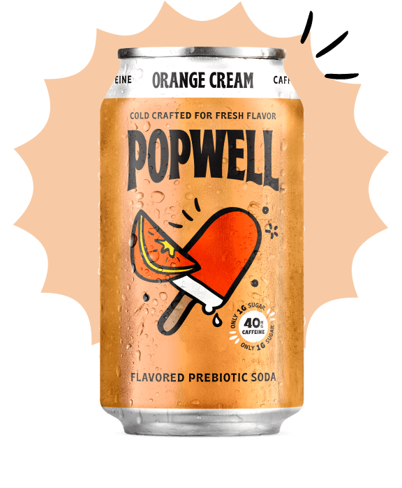 Popwell Orange Cream 12 oz can