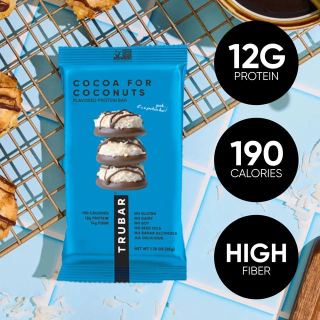 True Bar Protein Bar, Cocoa For Coconuts - 1 x 50g