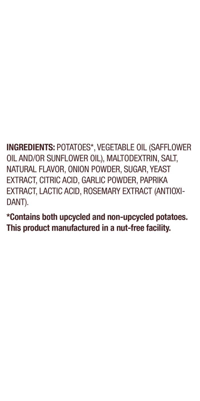 Uglies Cheddar & Sour Cream Kettle Chips - ingredients