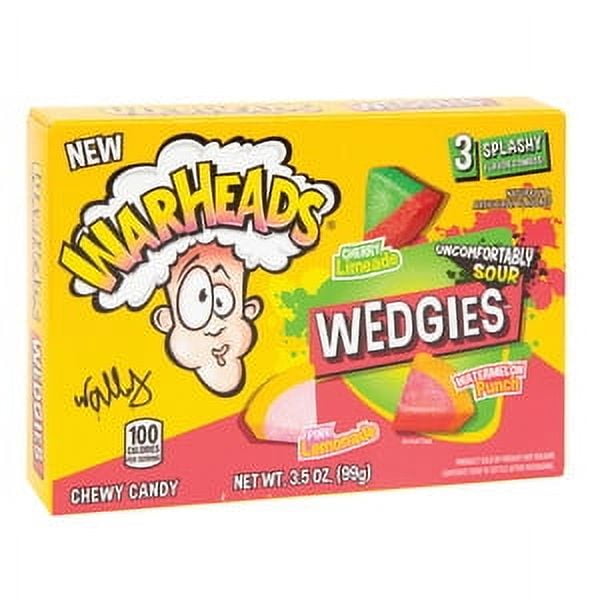 Warheads Sour Wedgies, Theater Box - 1 x 99g