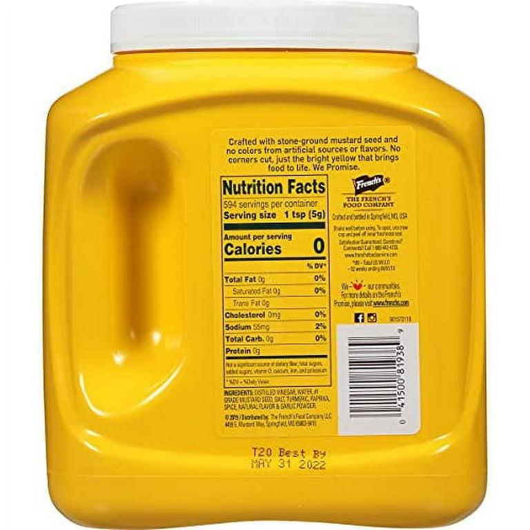 French's Classic Yellow Mustard - Large Tub