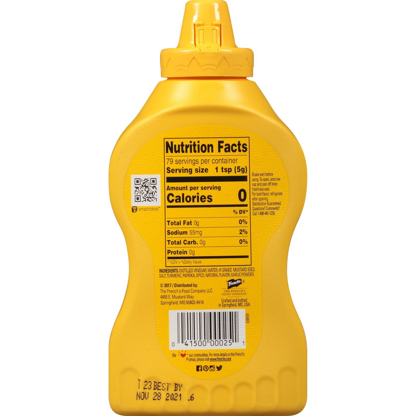 French's Classic Yellow Squeeze Mustard 12 oz
