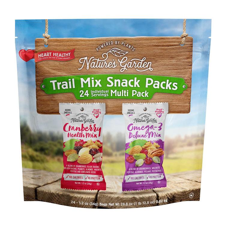Nature's Garden Trail Mix Snack Packs 24 Multi Pack