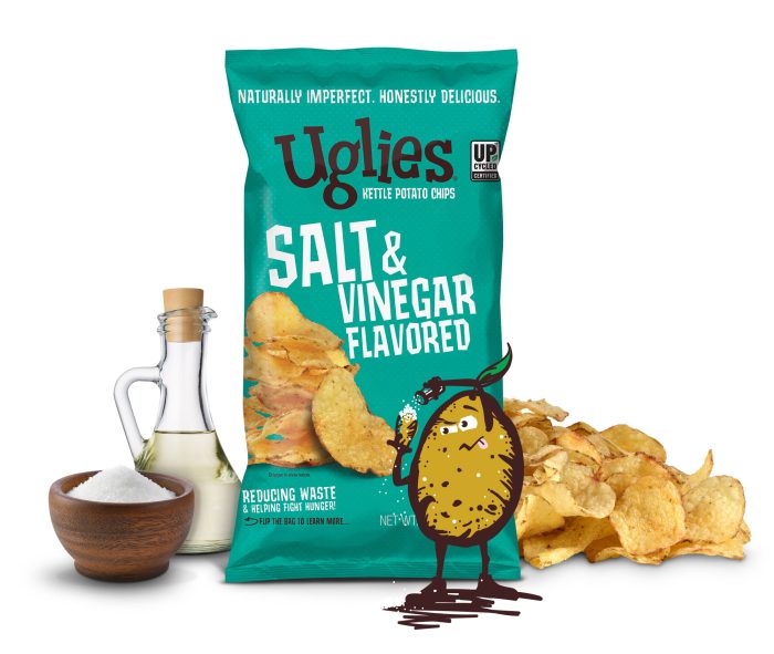 Uglies Salt & Vinegar Kettle Chips - chips close-up
