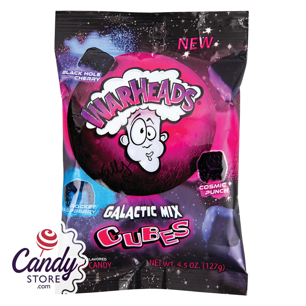 Warheads Galacti Cubes, Peg Bag - 1 x 99g